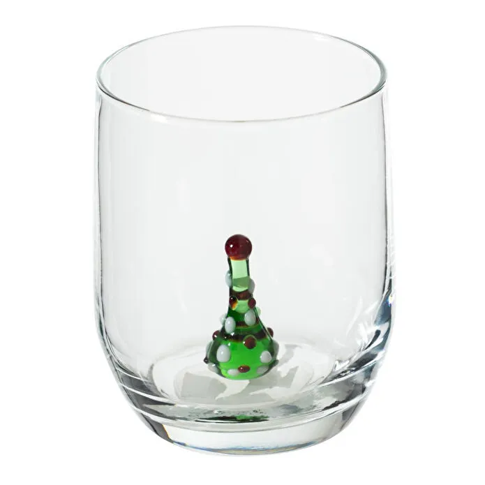 Mudo Home Pine Fi̇gürlü Cam Bardak 205 Ml