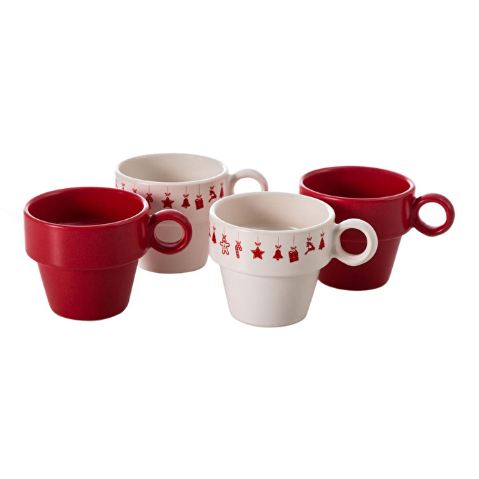 Mudo Home New Year 4'lü Fi̇ncan Seti̇
