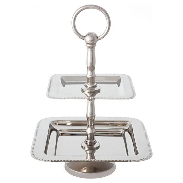 Mudo Home Dekorati̇f Kek Standi Kare 25 Cm