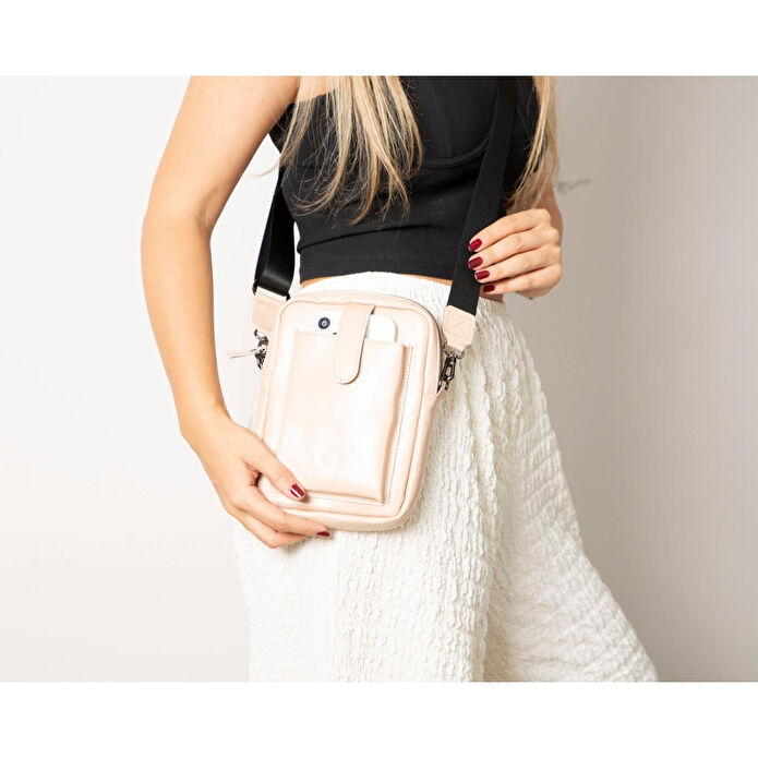 Bloominbag Bloombag Blush Hakiki Deri Crossbody Çanta