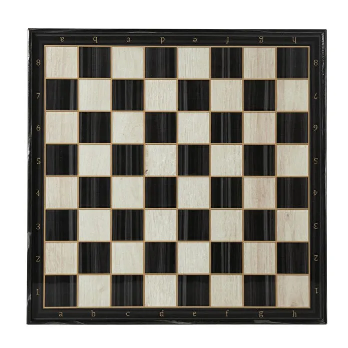 Mudo Home Black Marble Hazneli̇ Satranç
