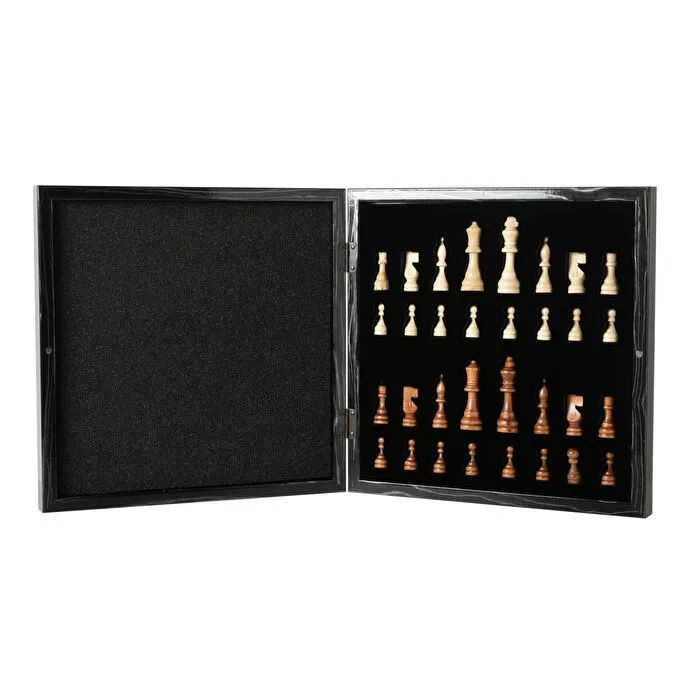 Mudo Home Black Marble Hazneli̇ Satranç