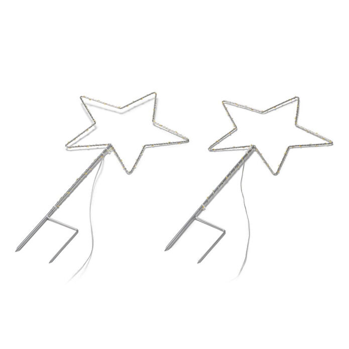 Tchibo Led’li Bahçe Süsü, Yıldız, 2 Adet, Büyük