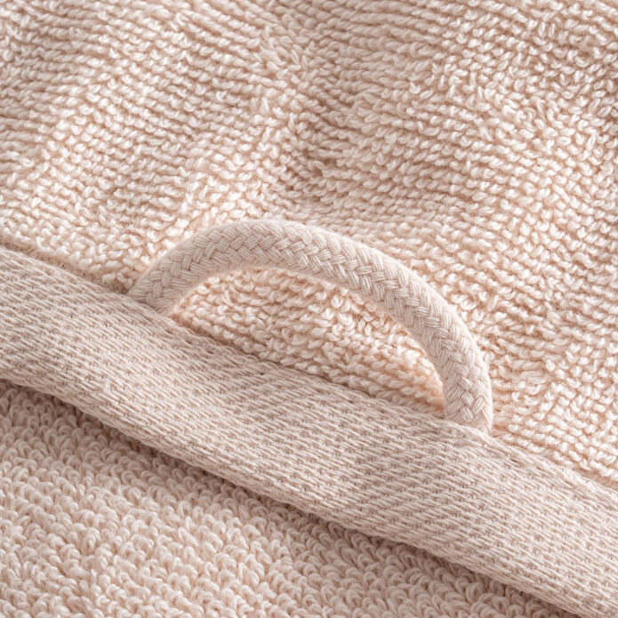 Green Black Lara El Havlusu %100 Pamuk Bordürlü Açık Somon 30x50 Cm