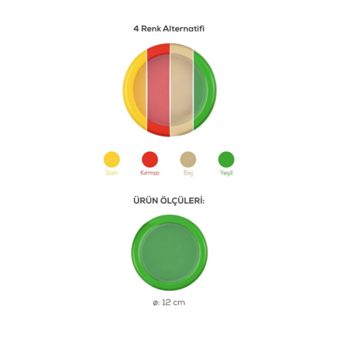 Vienev 3'lü Buzdolabı Için Yarım Meyve Ve Sebze Koruma Kabı - Limon, Soğan, Domates Saklama Kutusu Yeşil