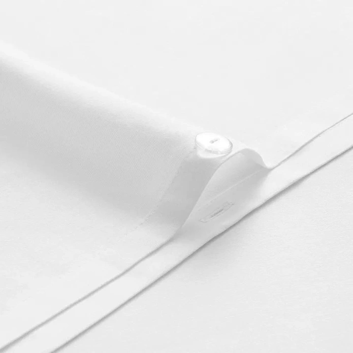 Penelope %100 Pamuk Percale Nevresim Seti 260x240 Cm Beyaz - Juana Serisi