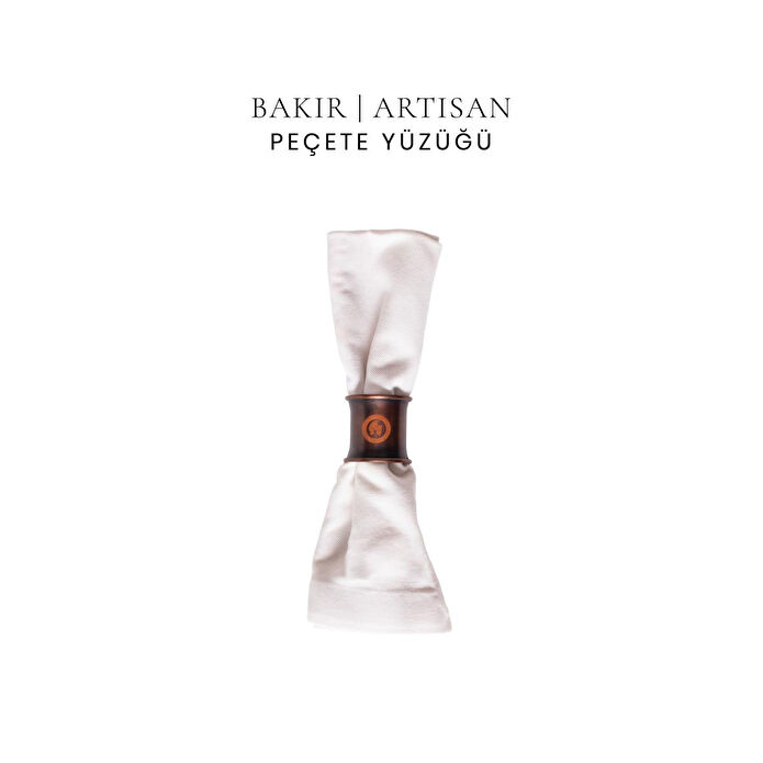 Voeux Artisan Koleksiyonu Bakır Peçete Yüzüğü