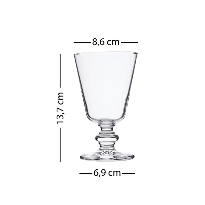 Rakle Pine Glow 4'lü Ayaklı Bardak Seti 280 Cc