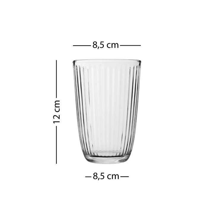 Rakle Clara 4'lü Meşrubat Bardağı Seti 395 Cc