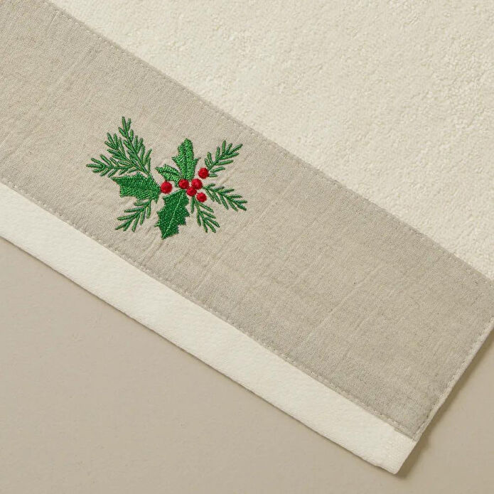 Penelope Yılbaşı Temalı %100 Pamuk 3'lü Kutulu Havlu Seti - Merry Box