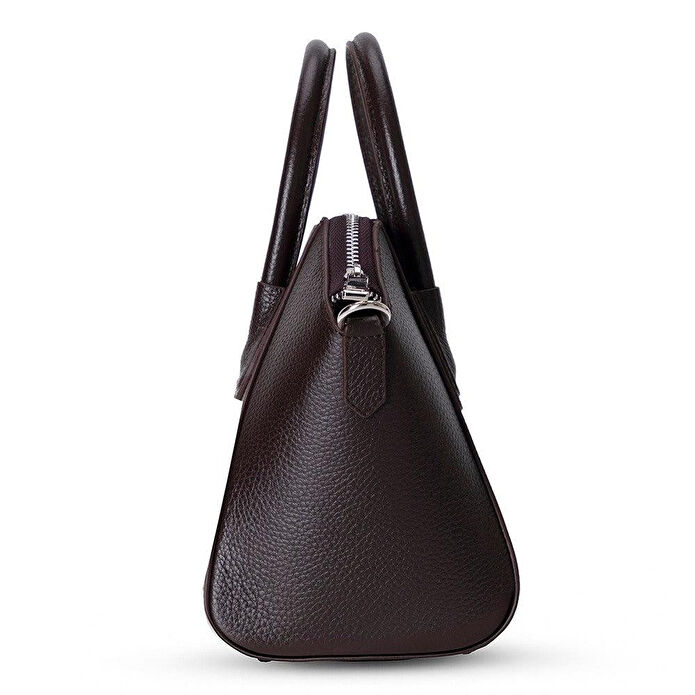 Bloominbag Aria Walnut Brown Small Hakiki Deri Kadın El & Omuz Çantası