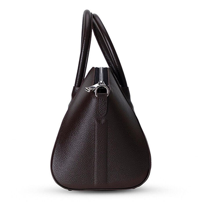 Bloominbag Aria Walnut Brown Medium Hakiki Deri Kadın El & Omuz Çantası