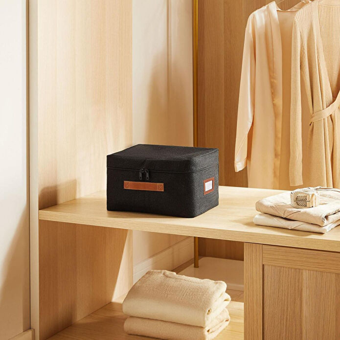 Ocean Home Textile Küçük Boy Siyah Renk Jüt Hurç 30 X 22 X 18 Cm