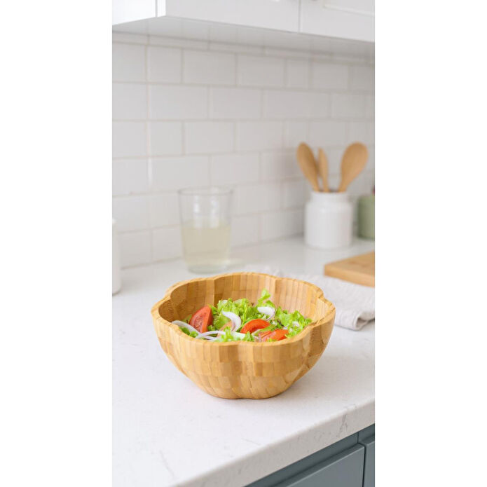 Bambum Tremble Salata & Meyve Kasesi Derin Yuvarlak