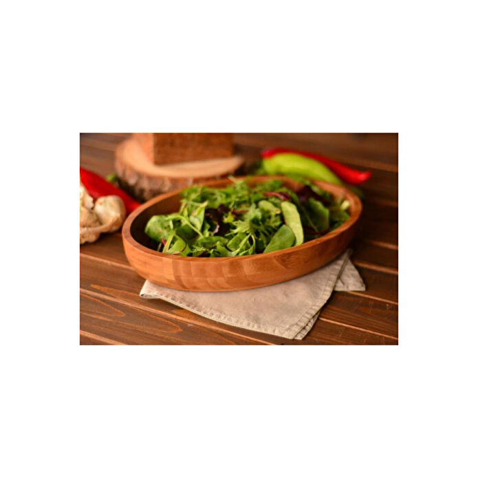 Bambum Pastore Oval Kase Küçük B0340