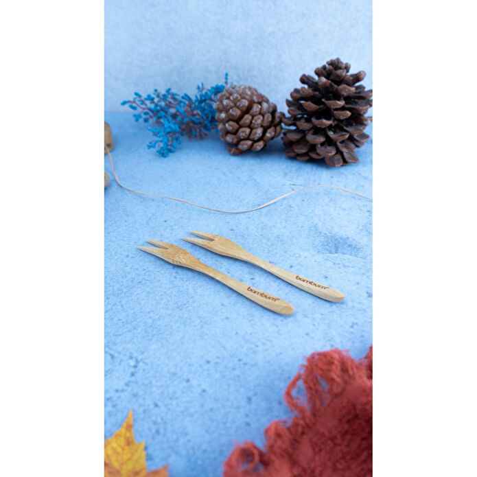 Bambum Piaz 12 Parça Çatal Seti Büyük