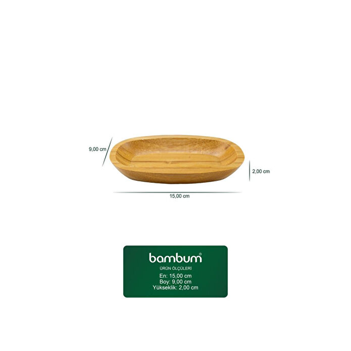 Bambum Kayık Servis 15 Cm B2315 Caliente