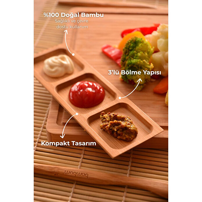 Bambum Almeria - 2 Adet 3'lü Sosluk