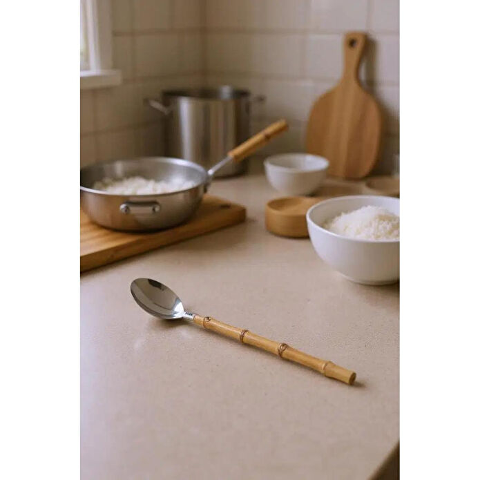 Bambum Mundo Bambu Saplı Kaşık 32*5cm