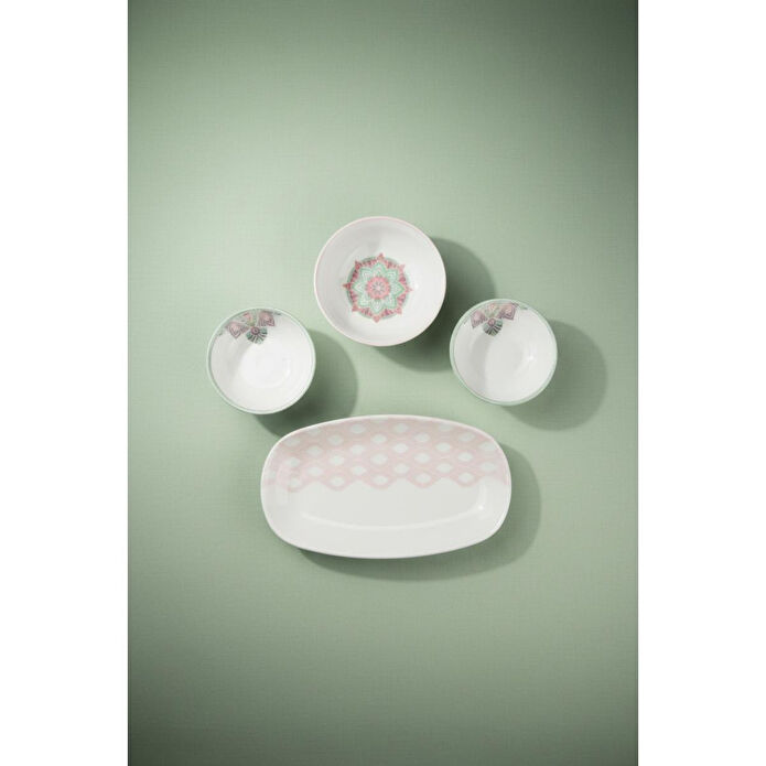 Bambum Moderna 14 Parça Kahvaltı Takımı Pink