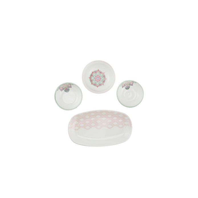 Bambum Moderna 14 Parça Kahvaltı Takımı Pink