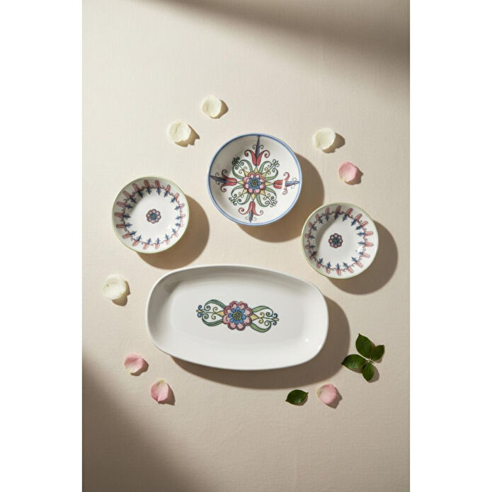 Bambum Moderna 14 Parça Kahvaltı Takımı Tulip