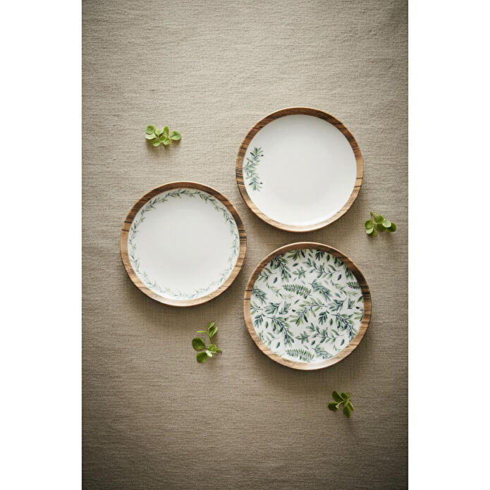 Bambum Moderna 14 Parça Kahvaltı Takımı Yaprak