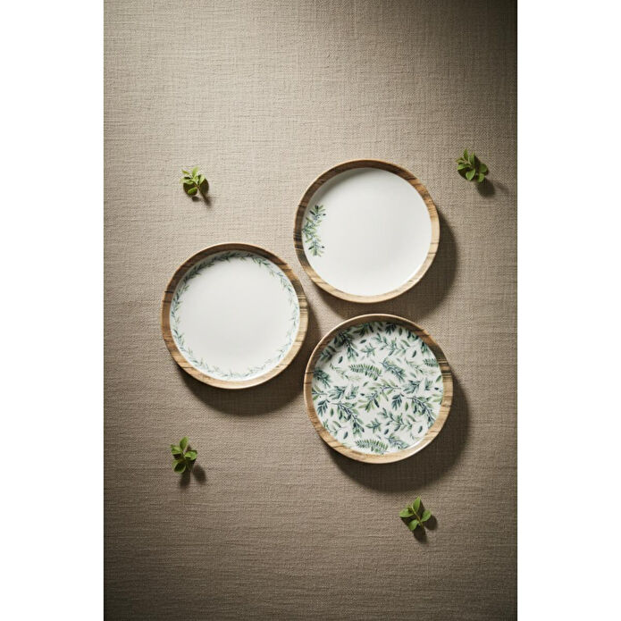 Bambum Moderna 14 Parça Kahvaltı Takımı Yaprak