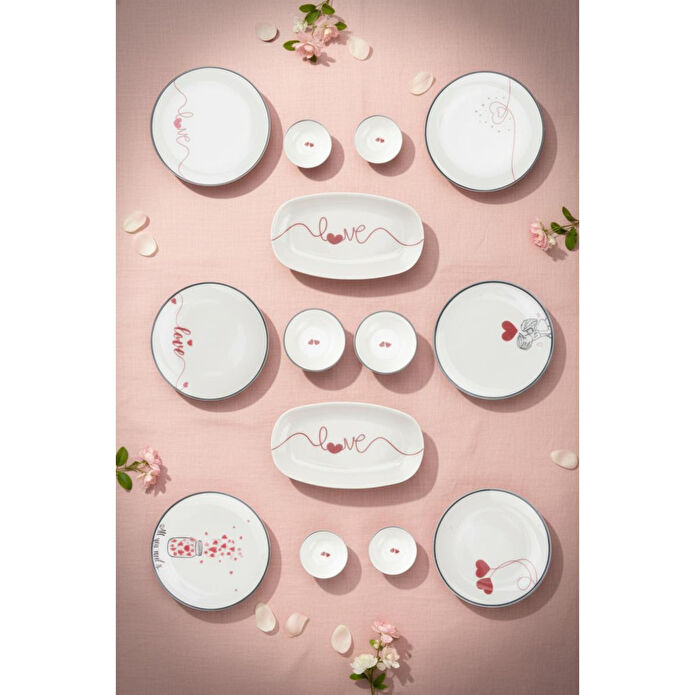 Bambum Moderna - 14 Parça Kahvaltı Takımı Teamo