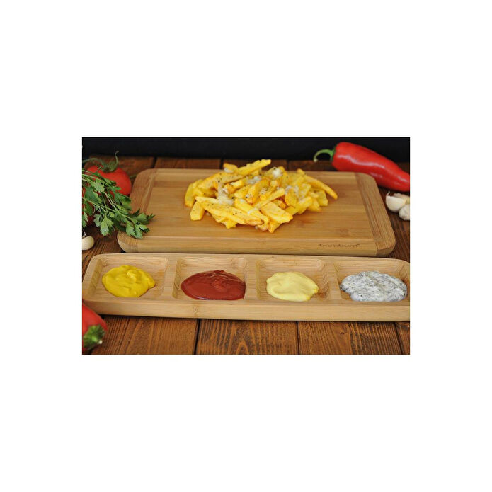 Bambum Ganberi 4 Bölmeli Çerezlik & Sosluk