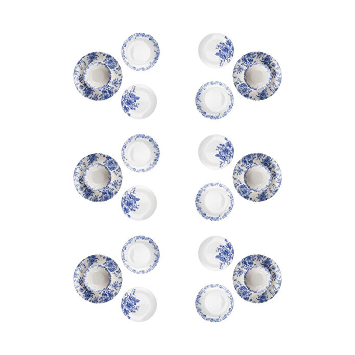 Bambum Moderna 24 Parça Yemek Takımı Blue