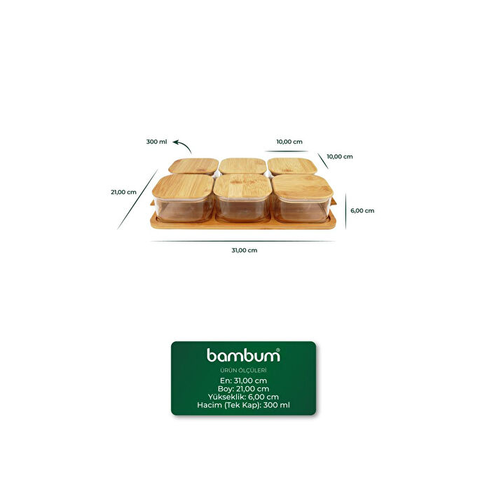 Bambum Penta 6'lı Kahvaltılık Seti