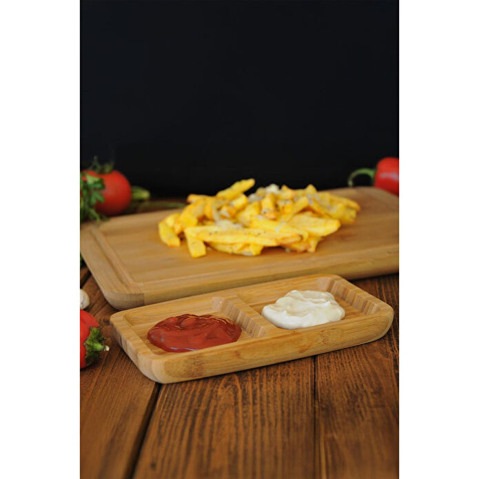 Bambum Ganberi 2 Bölmeli Çerezlik & Sosluk