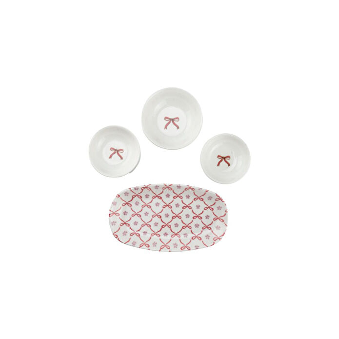 Bambum Moderna 14 Parça Kahvaltı Takımı Ribbon