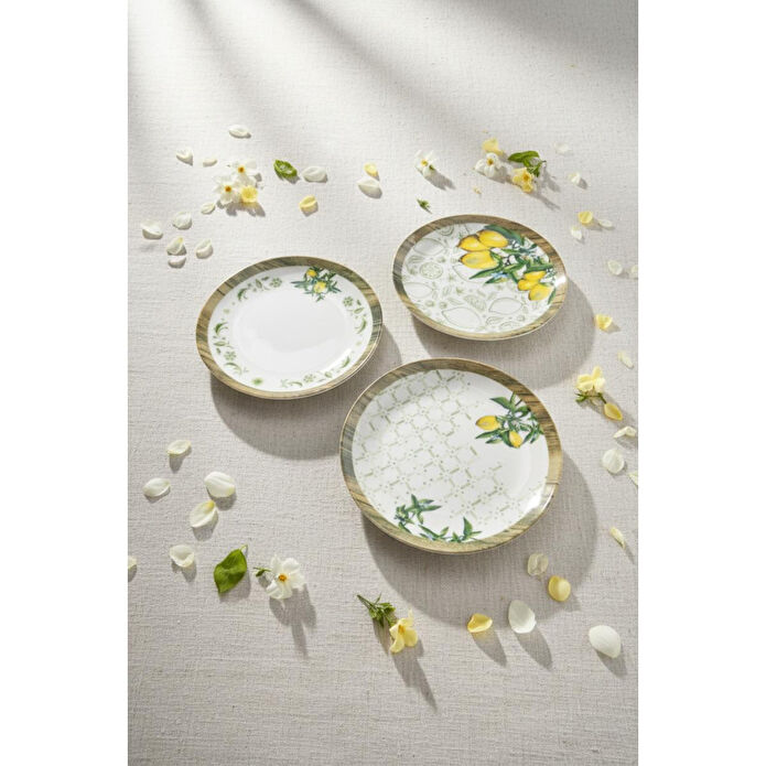 Bambum Moderna 14 Parça Kahvaltı Takımı Limon