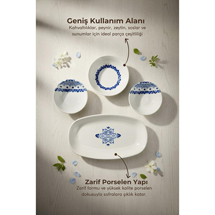 Bambum Moderna 14 Parça Kahvaltı Takımı Maku