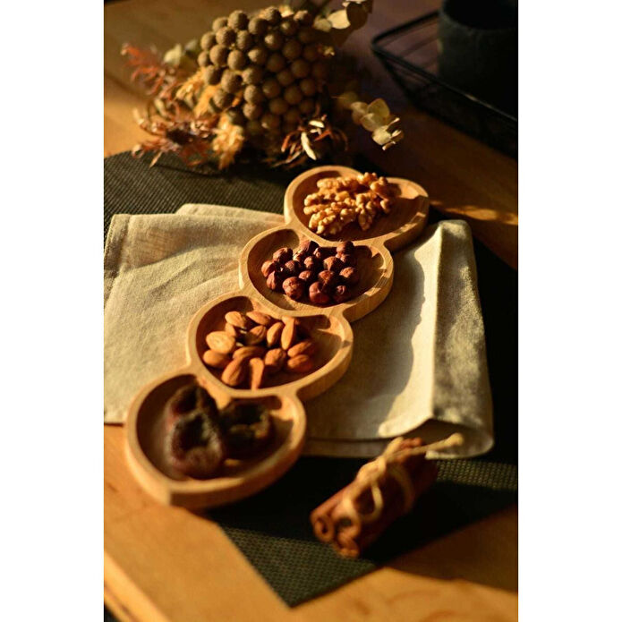 Bambum Amor 4 Bölmeli Kalp Çerezlik