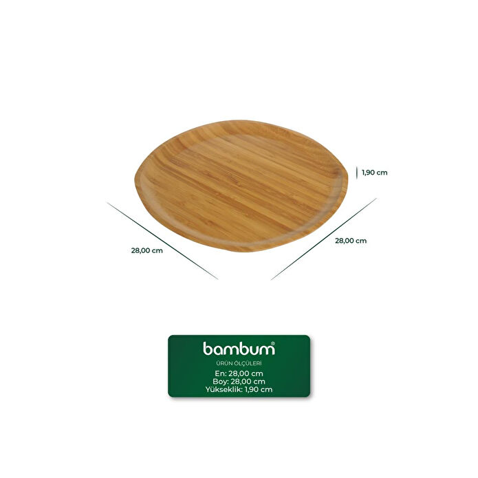 Bambum Penne 28 Cm 6 Li Servi̇s Seti̇ Kare