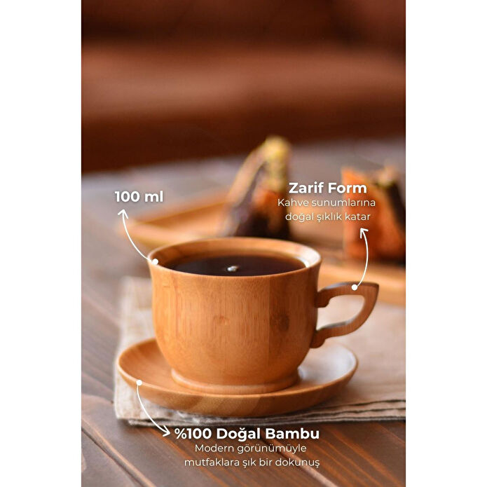 Bambum Cortado Bambum Fincan Seti B2843