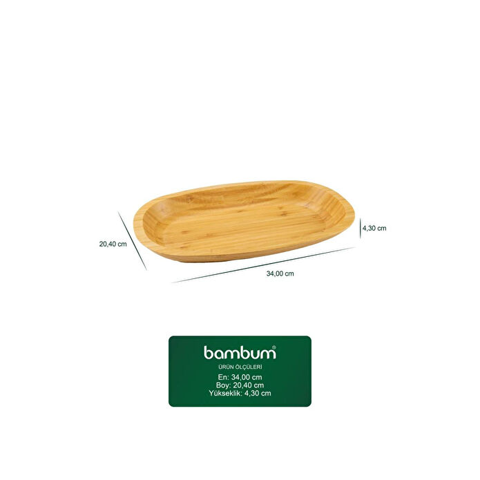 Bambum B2319 Caliente - 34 Cm Kayık Servis