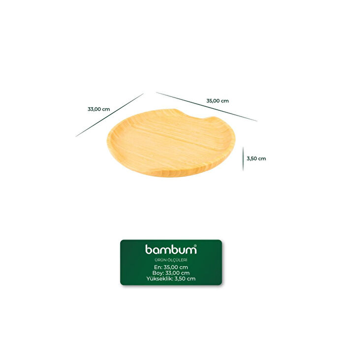 Bambum Loki Daire Tepsi