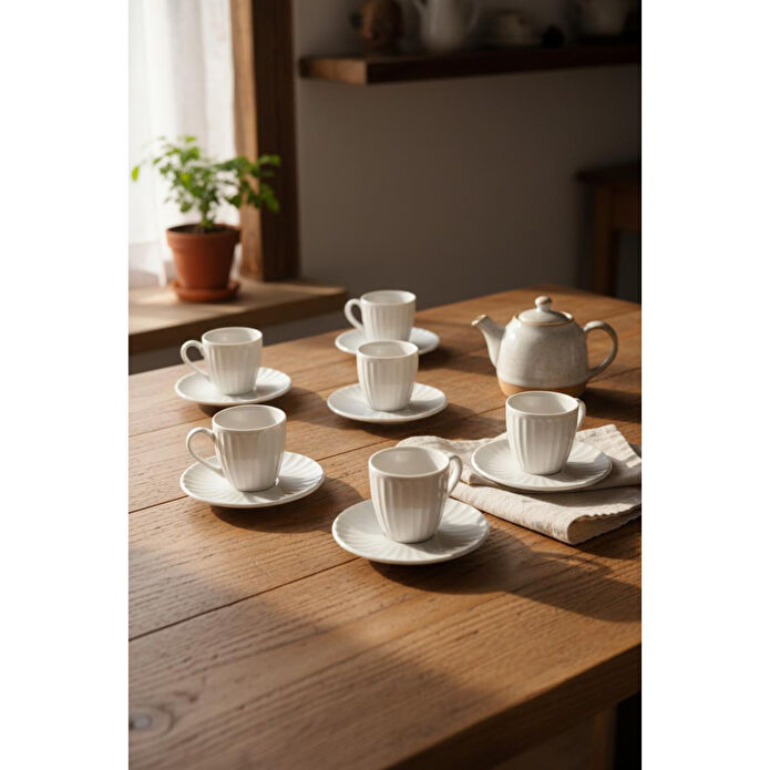 Bambum Karizma 6 Kişilik Kahve Fincan Takımı