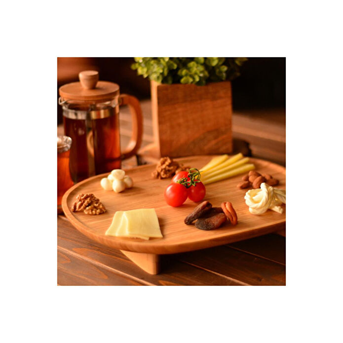 Bambum Meridius Ayaklı Sunum Tepsisi