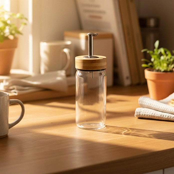 Bambum Mima Bambu Kapaklı Yağdanlık 200ml