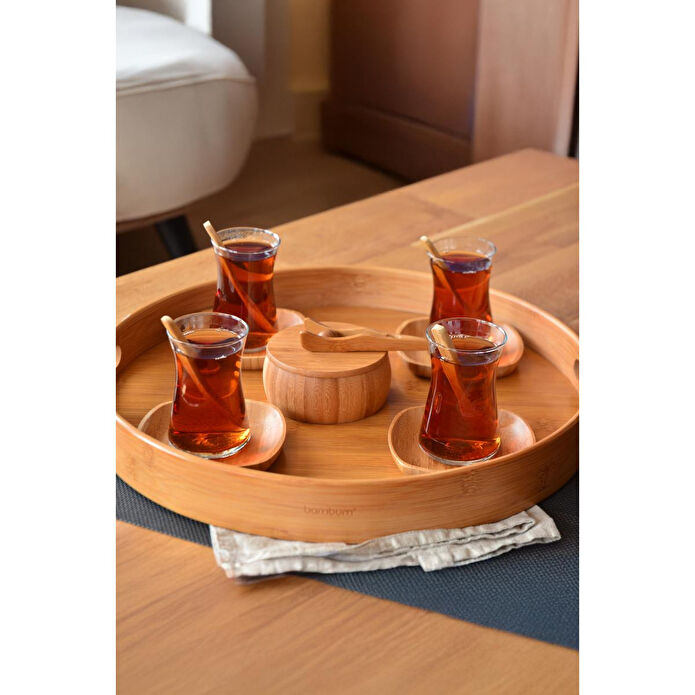 Bambum Carne 35 Cm Yuvarlak Tepsi