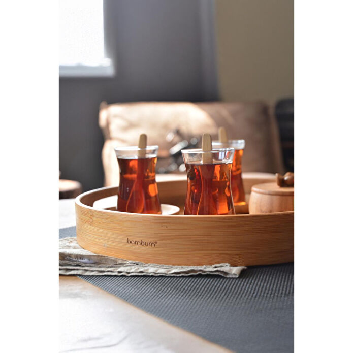 Bambum Carne 35 Cm Yuvarlak Tepsi