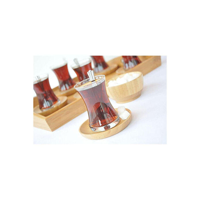 Bambum Silva Yuvarlak 6 Lı Çay Tabağı