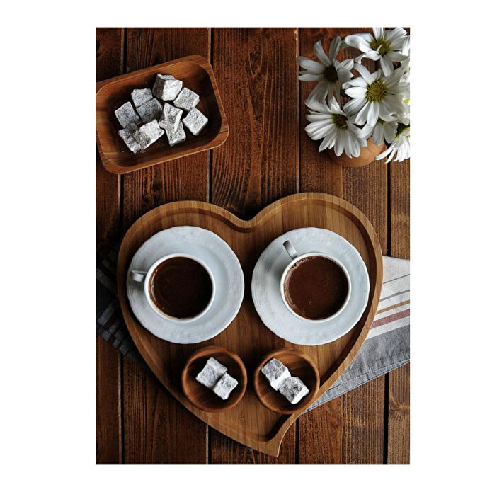 Bambum Amor Kalp Tepsi Büyük