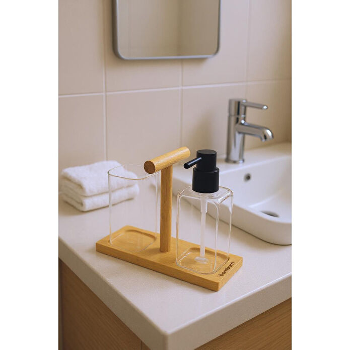 Bambum Vento 2'li Sabunluk Set Silver