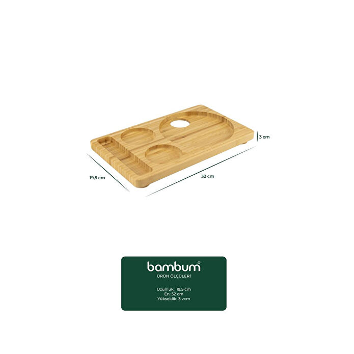 Bambum Rebica Kettle Sunum Altlığı Küçük